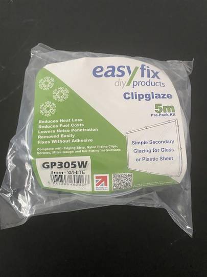 ClipGlaze 3mm Prepack 5m Kit White